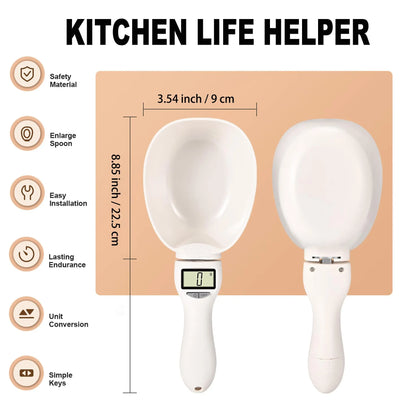 🥳2026 HOT SALE🥳💞50K+ SOLD!🥄🎂 One Smart Spoon for Everything. Measures Solids, Liquids, Powders – From Cooking to Pet Care. 🐕⚖️