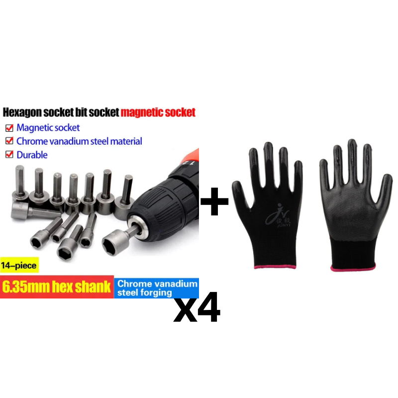 🥳2026 HOT SALE🥳💞50K+ SOLD!👴🔧 50% OFF! 14-Piece Socket Wrench Set – Powerful hex grip, fits all common sizes. DIY repairs, save on garage costs. A must-have! 🛠️💰