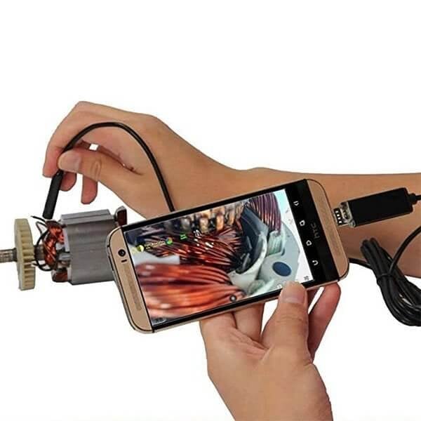 🔍 50% OFF! ✨ 3-IN-1 ENDOSCOPE - 2.0MP HD with 6 LED Lights, IP67 Waterproof, Compatible with Smartphones for Home Inspection and DIY Projects 📱🛠️