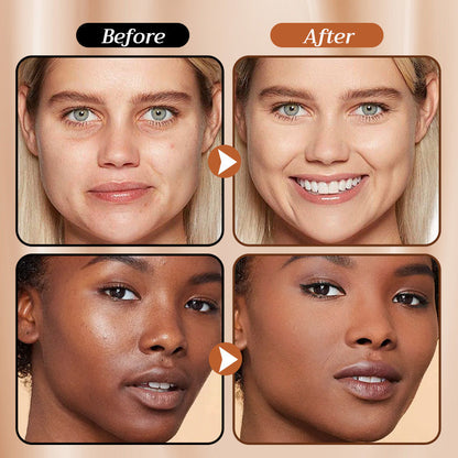 🔥BUY 2 GET 1 FREE! 💄 Instant Concealing Foundation Stick – Built-in Brush, Full Coverage & Lightweight Formula for Flawless Skin ✨📦