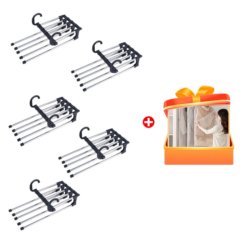 👖 BUY 2 GET 1 FREE! 🗄️ Household Multifunctional Telescopic Pants Storage Rack – Space-Saving, Adjustable Layers & Easy Assembly 🏠✨