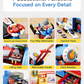 🥳2026 HOT SALE🥳💞50K+ SOLD! 🚂🎁 50% OFF! Large Rideable Toy Train – 4 play modes: push, pull, sit & play. Includes 6/12 die-cast cars & storage wagons. Safe, sturdy, ages 4-6. Perfect Christmas gift! 🛡️✨