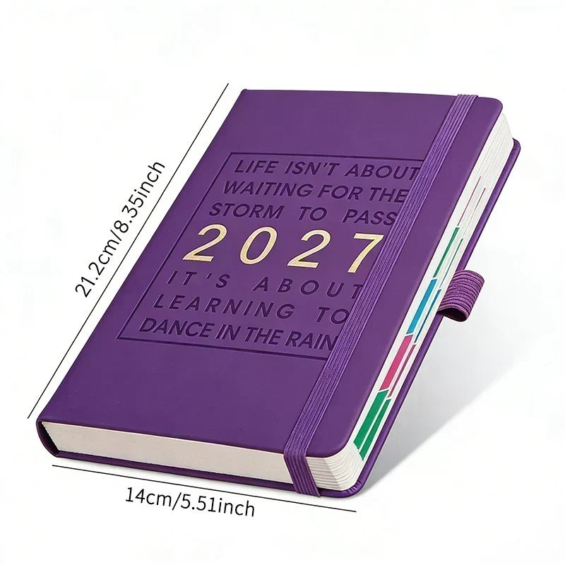 🥳2026 HOT SALE🥳💞50K+ SOLD! 📖🌟 50% OFF! 2027 Date‑Marked Notebook – One day per sheet, classic quote cover. Durable materials – your daily companion for the whole year! From £8.99! 🏠💚