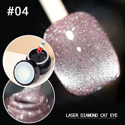 🥳2026 HOT SALE🥳💞50K+ SOLD!⏳💅LAST DAY HOT SALE 50% OFF💎Laser Diamond Cat Eye Nail Polish🌸✨