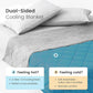 🥳2026 HOT SALE🥳💞50K+ SOLD!🛏️❄️ 50% OFF! Cooling Comforter – Dual‑sided, Q‑Max≥0.4 fabric. One side cools, one side breathes. Sleep sweat‑free! 🌙✨
