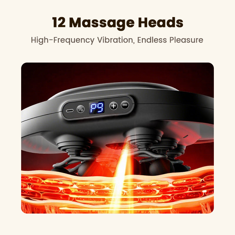 🥳2026 HOT SALE🥳💞50K+ SOLD!💆‍♂️💪 50% OFF! 12-Head Muscle Massager – Deep tissue relief, automatic kneading. Soothes back, neck & legs. New arrival! ✨🛡️