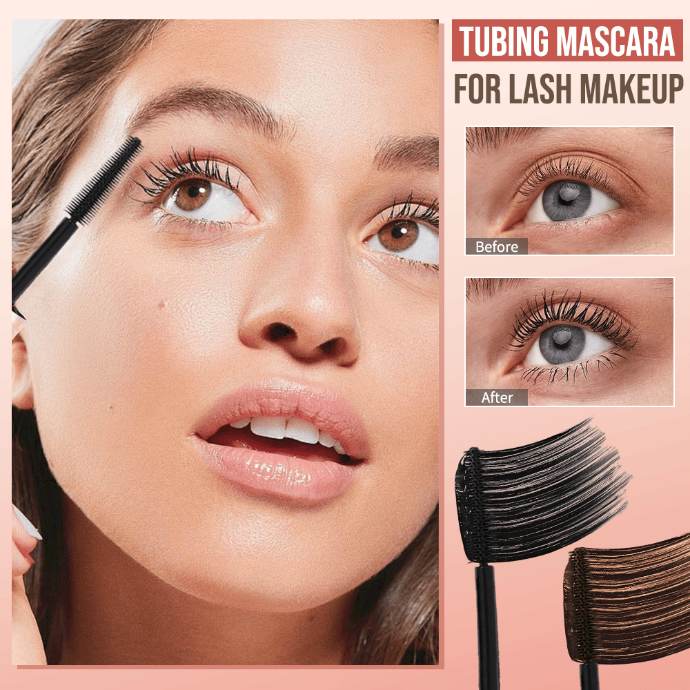 🥳2026 HOT SALE🥳💞50K+ SOLD!👵🦋 50% OFF + Buy 1 Get 1 Free! Tubing Mascara – 24H smudge-proof & sweatproof. Conditions with shea butter & castor oil. Easy removal, no rubbing. Black & brown duo. ✨🌿