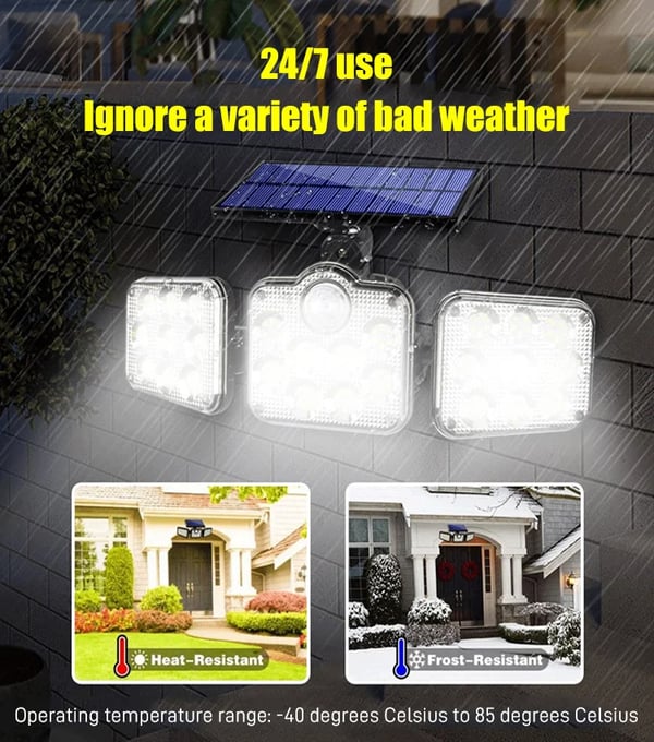 🥳2026 HOT SALE🥳💞50K+ SOLD! 🌟🏠 50% OFF! Solar Spotlight with 138 LEDs – long-lasting brightness that stays lit through the night. Warm or cool light to suit your mood. Create a magical garden retreat – no mains electricity needed! 🍷🌺