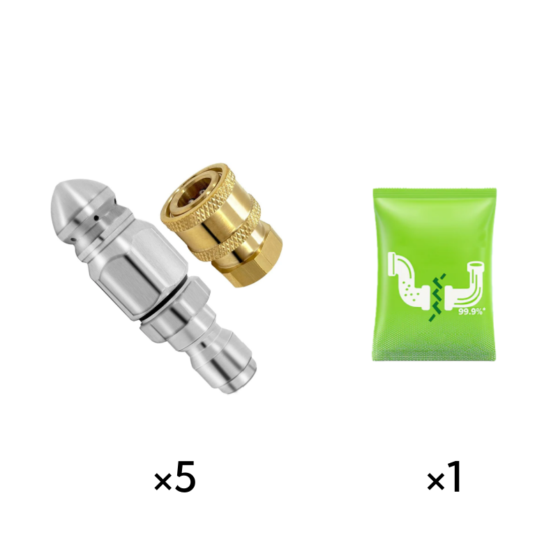 🥳2026 HOT SALE🥳💞50K+ SOLD!🏠🌊 From Home to Industry – One Nozzle Handles All. Versatile Pipe Cleaner – Buy More, Get More Free! 🎁🔩