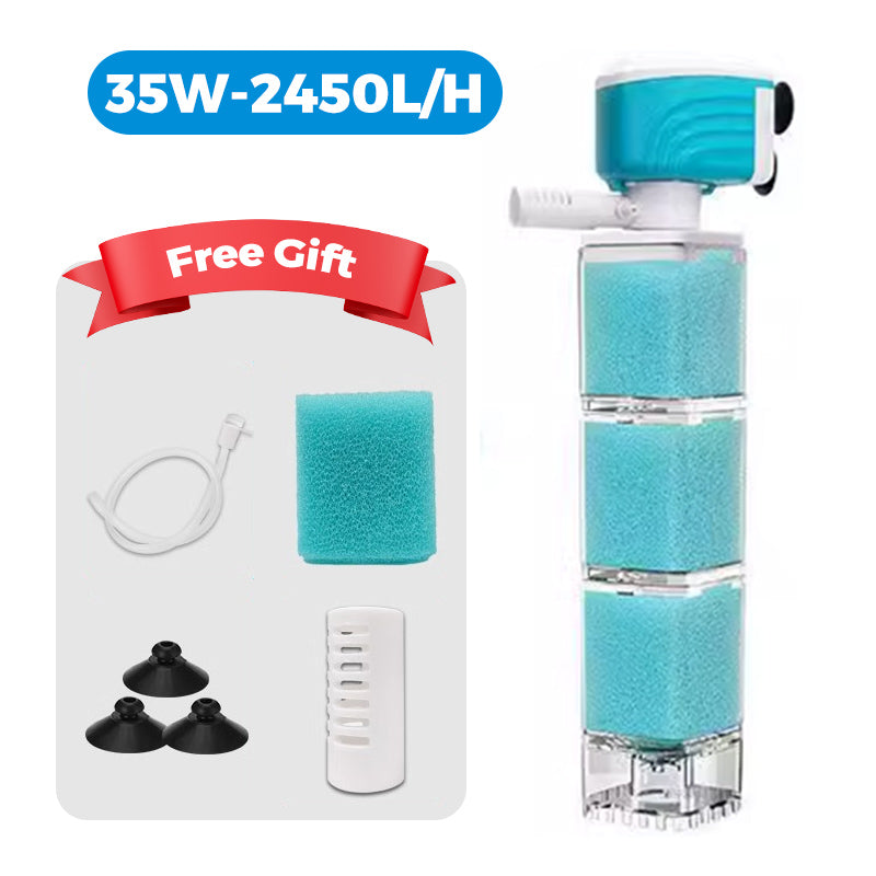 🥳2026 HOT SALE🥳💞50K+ SOLD!🐟🔧 50% OFF! Aquarium Filter System – Automatic, quiet & efficient. No more manual cleaning hassle. 🌊✅
