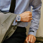 🎁TINAIBIN Twelve Zodiac Signs & Starry Sky Diamond Automatic Skeleton Men's Watch