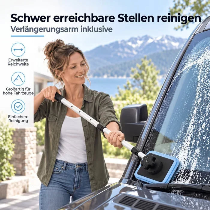 🥳2026 HOT SALE🥳💞50K+ SOLD! 🧲🪟 50% OFF! Dual Magnetic Car Window Cleaner – cleans both sides in one pass, extendable handle & reusable microfiber cloths. Streak-free glass, inside & out! 🚗✨