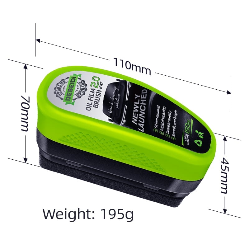 🥳2026 HOT SALE🥳💞50K+ SOLD!🚗✨ BUY 2 GET 1 FREE! Car Oil Film Removal Brush – No more wiper blur! Removes stubborn road grime & oily film. DIY clean windscreen – save on costly auto detailing! 🧼💨