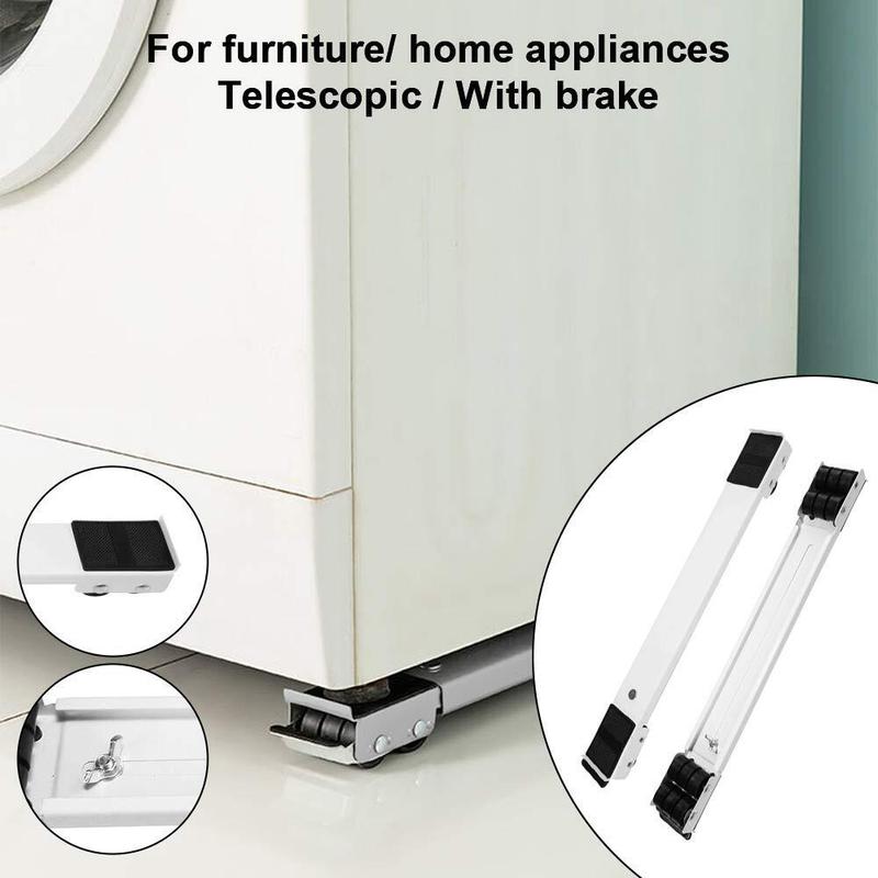 🥳2026 HOT SALE🥳💞50K+ SOLD!🛠️🛡️ 50% OFF! Easy Move Roller Bracket – 300kg load, adjustable length & non‑slip mats. Move heavy furniture without scratching floors – save on costly floor repairs! 🪑💨