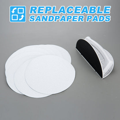 🔥Hot Sale🔥Multifunctional Semi-Circular Angle Sanding Sandpaper Tool