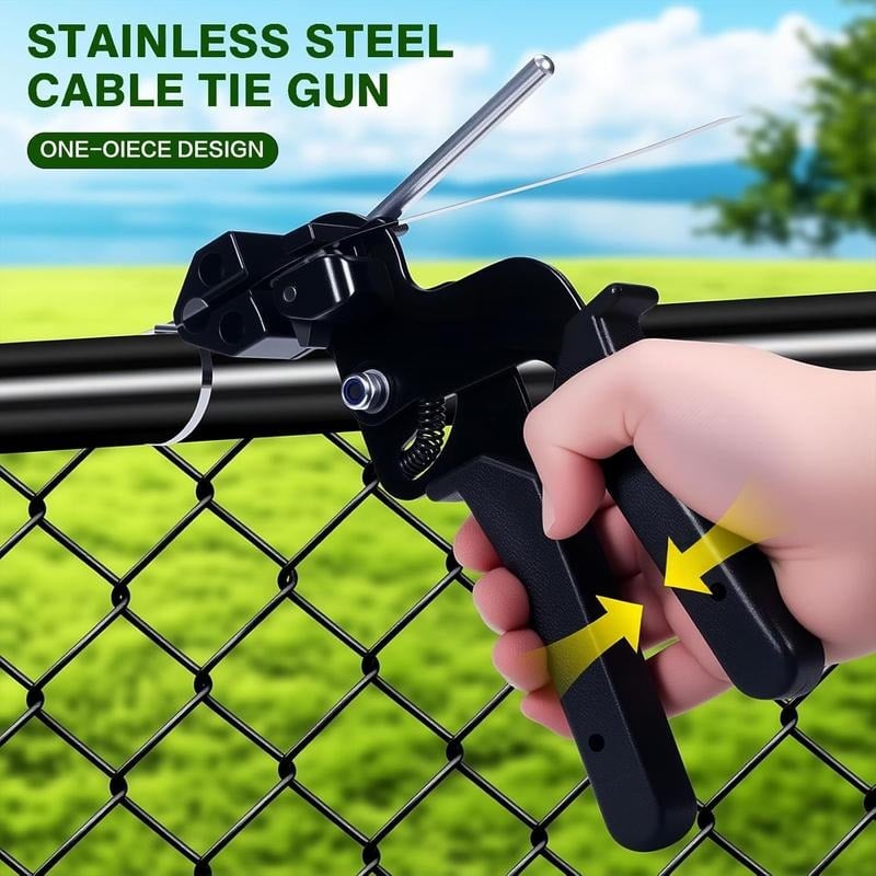 🥳2026 HOT SALE🥳💞50K+ SOLD!🛠️✨ 50% OFF! 304 Stainless Steel Zip Tie Set – 4X strength, weatherproof. Use for garden, garage, cables & more. Comes in assorted sizes. 📦🔨