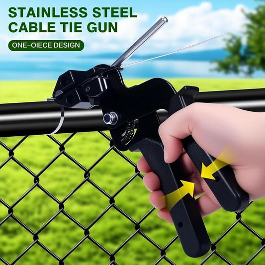 🥳2026 HOT SALE🥳💞50K+ SOLD!🛠️✨ 50% OFF! 304 Stainless Steel Zip Tie Set – 4X strength, weatherproof. Use for garden, garage, cables & more. Comes in assorted sizes. 📦🔨