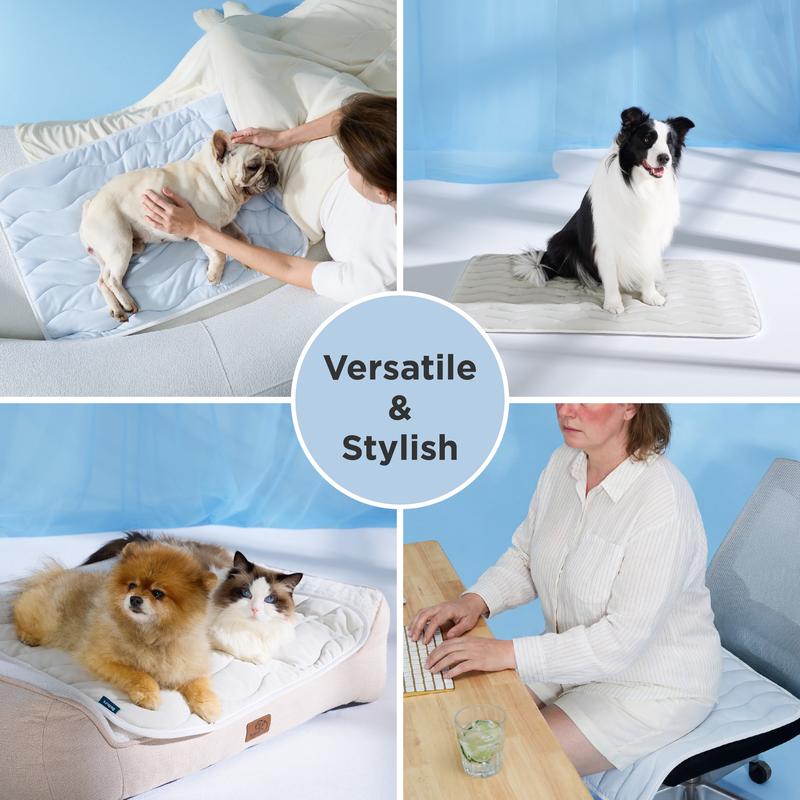 🥳2026 HOT SALE🥳💞50K+ SOLD!❄️🧊 50% OFF! Pet Cooling Mat – No water or electricity, instant relief. Cools up to 8°C, vet‑recommended. Machine washable & portable. Keep your pet cool! 🌿✨