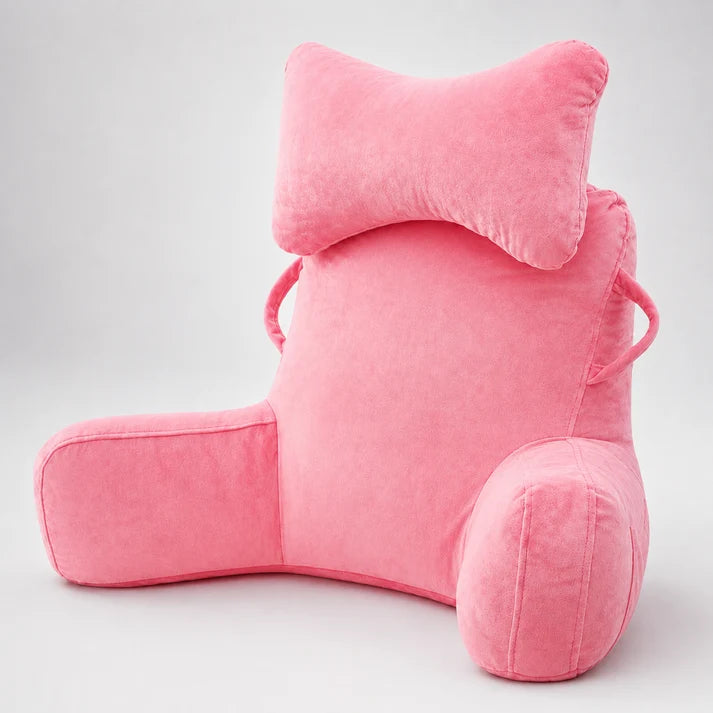 🥳2026 HOT SALE🥳💞50K+ SOLD! 🛋️📖 50% OFF! Multi‑Functional Waist Support Reading Pillow – High‑back support, cushioned headrest & padded side armrests. Velvet‑feel cover, removable washable – perfect for bed, sofa & floor! From £6.99! 🛏️💤