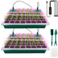 🥳2026 HOT SALE🥳💞50K+ SOLD! 🎉🌱 50% OFF! Seed Starter Trays with Grow Light – adjustable humidity, clear view & ventilation. Grow strong seedlings faster! 🛡️✅