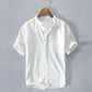 Men's New Linen Casual Short-Sleeve Shirt