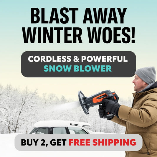 🌨️50% OFF NOW! ✨ Car Electric Snow Blower - Handheld Defroster with Dual-Speed Settings for Quick Windshield & Mirror Cleaning 🚗💨