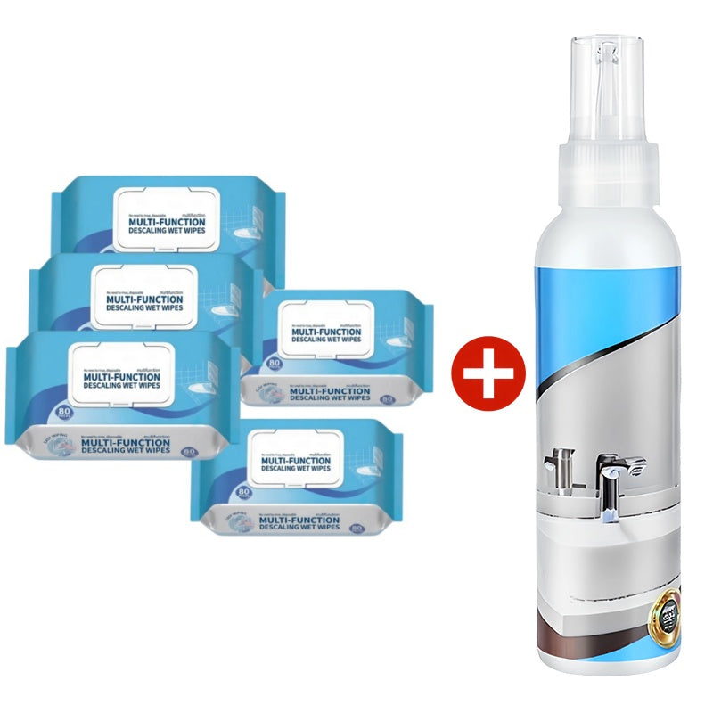 🥳2026 HOT SALE🥳💞50K+ SOLD!🧽💧 50% OFF! Bathroom Descaling Wipes – No rinse, no scrubbing. Dissolves limescale & soap scum fast. Just wipe & shine! ✨🛁