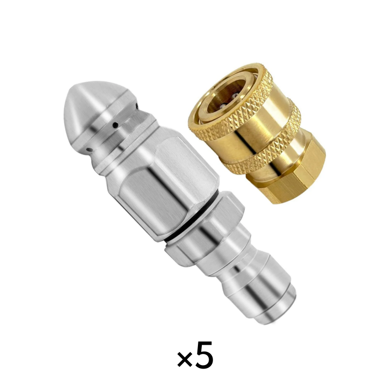 🥳2026 HOT SALE🥳💞50K+ SOLD!🏠🌊 From Home to Industry – One Nozzle Handles All. Versatile Pipe Cleaner – Buy More, Get More Free! 🎁🔩