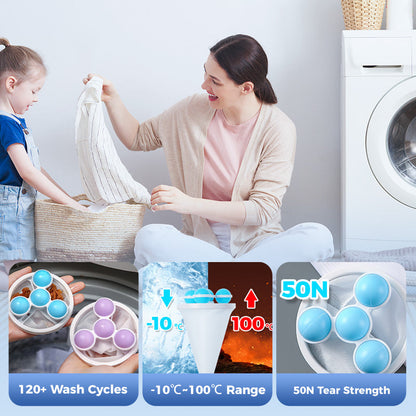 🥳2026 HOT SALE🥳💞50K+ SOLD!🧺🛡️ Your Drain's Best Friend – Now BOGO! Reusable Filter Bag, Saves You Time & Money. 💰🧼