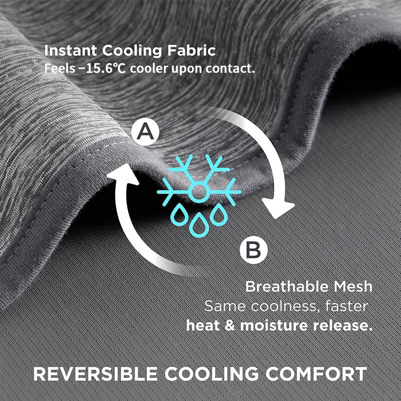 🥳2026 HOT SALE🥳💞50K+ SOLD!🛏️❄️ 50% OFF! Cooling Comforter – Dual‑sided, Q‑Max≥0.4 fabric. One side cools, one side breathes. Sleep sweat‑free! 🌙✨