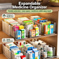🥳2026 HOT SALE🥳💞50K+ SOLD! 💊🗄️ 50% OFF! Transparent Extendable Storage Organiser – adjustable 24.5–43cm, clear PET walls let you see every item at a glance. Perfect for medicines, supplements & toiletries – no more rummaging! 🏠✨