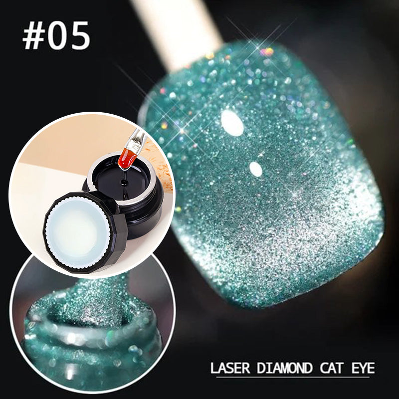 🥳2026 HOT SALE🥳💞50K+ SOLD!⏳💅LAST DAY HOT SALE 50% OFF💎Laser Diamond Cat Eye Nail Polish🌸✨