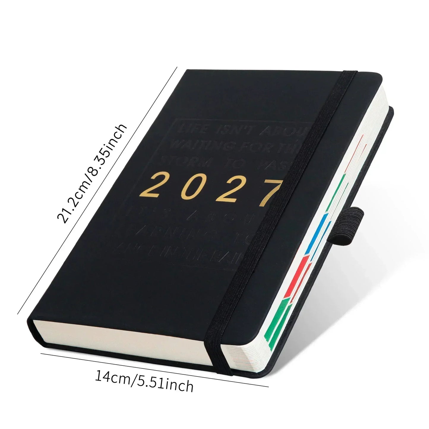 🥳2026 HOT SALE🥳💞50K+ SOLD! 📖🌟 50% OFF! 2027 Date‑Marked Notebook – One day per sheet, classic quote cover. Durable materials – your daily companion for the whole year! From £8.99! 🏠💚