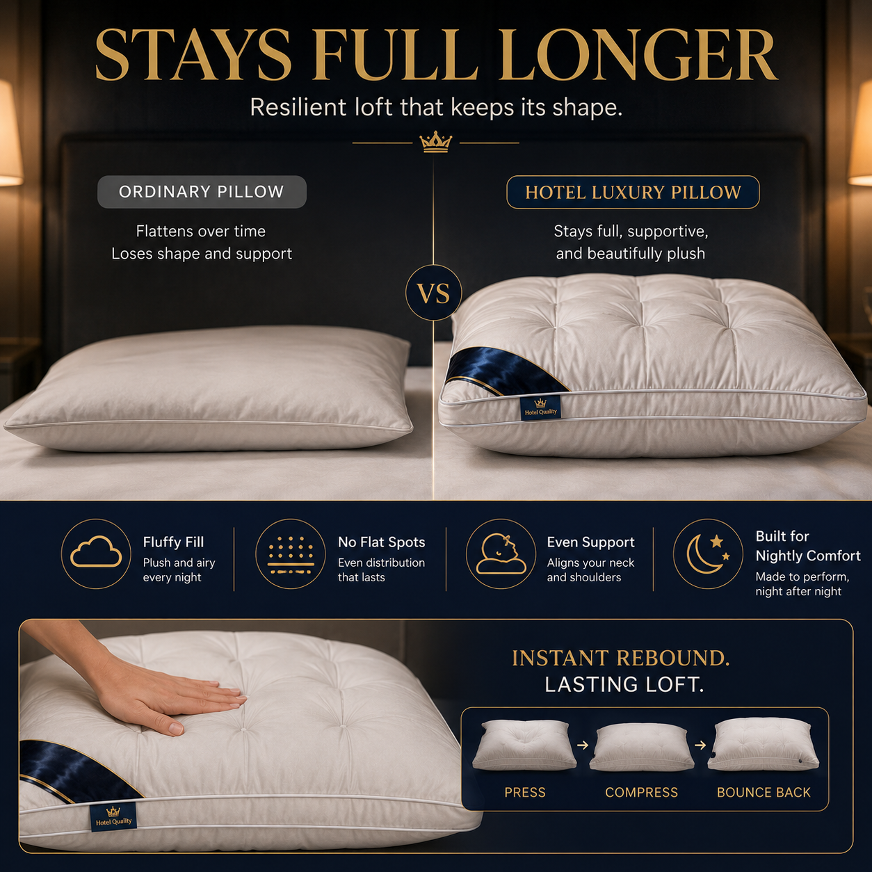 🥳2026 HOT SALE🥳💞50K+ SOLD!🛏️✨ 50% OFF! Washable Ergonomic Neck Pillow – Breathable 3D stitching & soft memory foam. Supports natural neck curve – perfect for side & back sleepers! 💤🌟