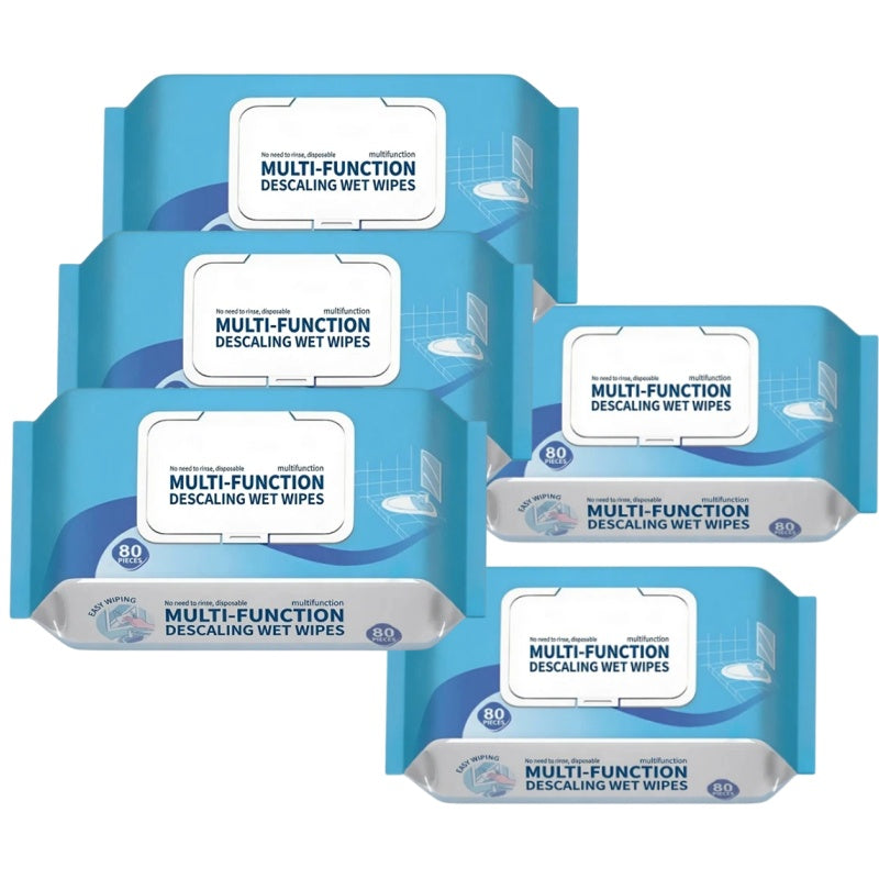 🥳2026 HOT SALE🥳💞50K+ SOLD!🧽💧 50% OFF! Bathroom Descaling Wipes – No rinse, no scrubbing. Dissolves limescale & soap scum fast. Just wipe & shine! ✨🛁
