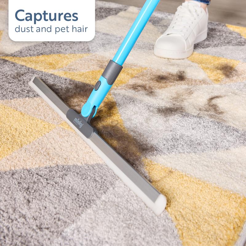 🥳2026 HOT SALE🥳💞50K+ SOLD!🐾🧼 LAST DAY 50% OFF! Multi‑Surface Silicone Squeegee – Removes pet hair, sand & spills. 180° rotating head, adjustable long handle. No tangled bristles! 🧽💪