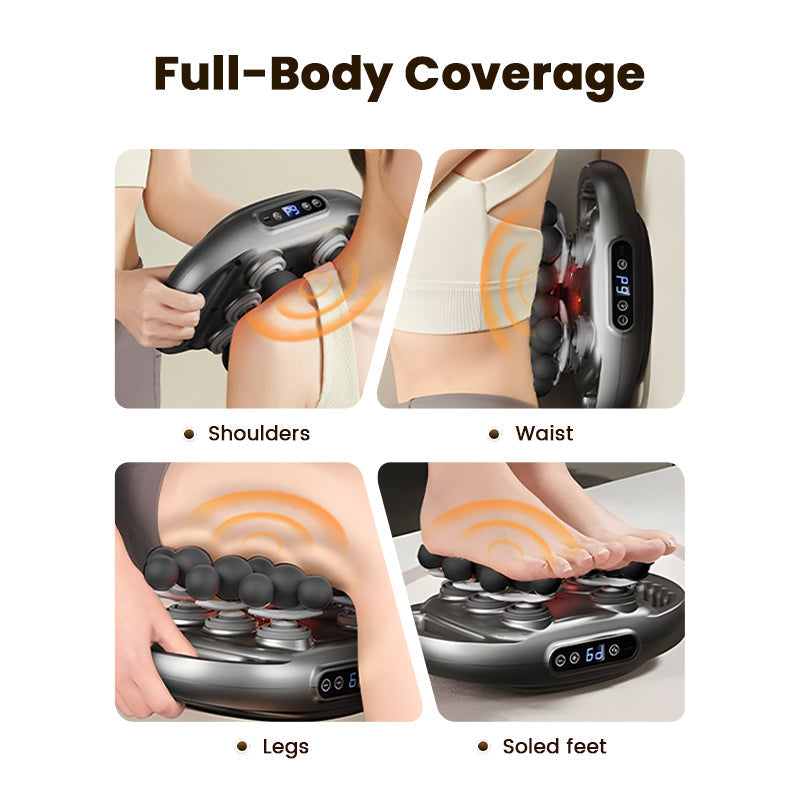 🥳2026 HOT SALE🥳💞50K+ SOLD!💆‍♂️💪 50% OFF! 12-Head Muscle Massager – Deep tissue relief, automatic kneading. Soothes back, neck & legs. New arrival! ✨🛡️