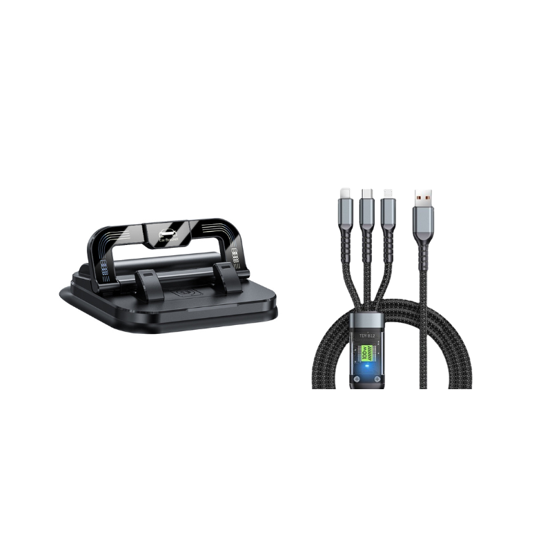 🥳2026 HOT SALE🥳💞50K+ SOLD!📱 50% OFF NOW! ✨ 360° Rotating Foldable Phone Holder - Universal Compatibility with Anti-Slip Base for Desk, Car & Travel Use 🚗💻