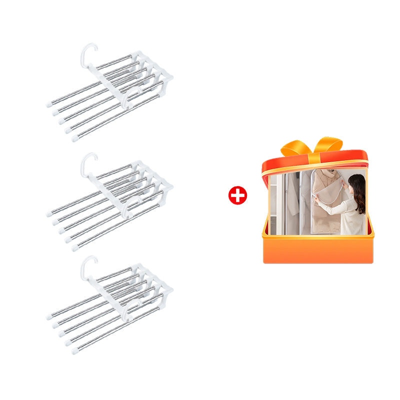 👖 BUY 2 GET 1 FREE! 🗄️ Household Multifunctional Telescopic Pants Storage Rack – Space-Saving, Adjustable Layers & Easy Assembly 🏠✨
