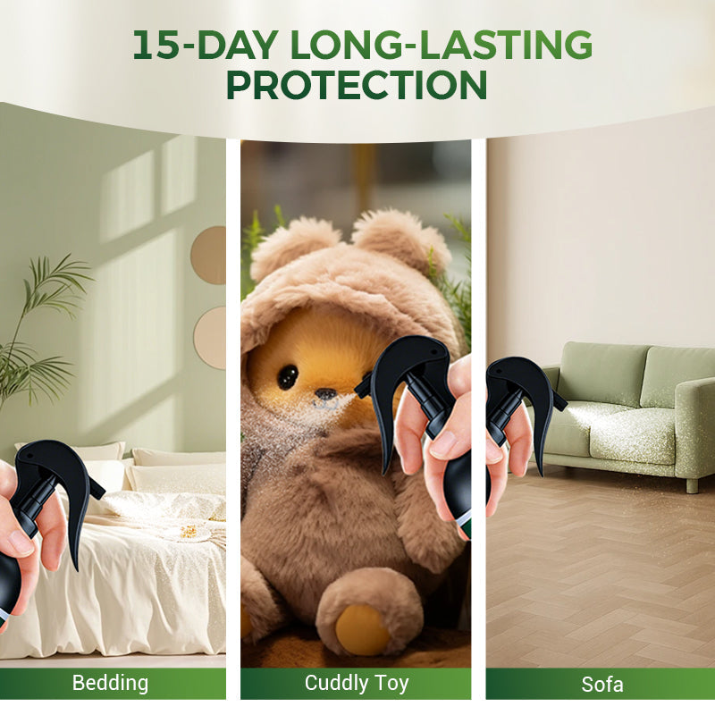 🥳2026 HOT SALE🥳💞50K+ SOLD! ✨🛏️ 50% OFF! Powerful Mite Remover Spray – Kills 99.99% dust mites, bacteria & allergens. Plant‑based, safe for kids & pets. From £6.99 – premium quality at a budget price! 🌿💪
