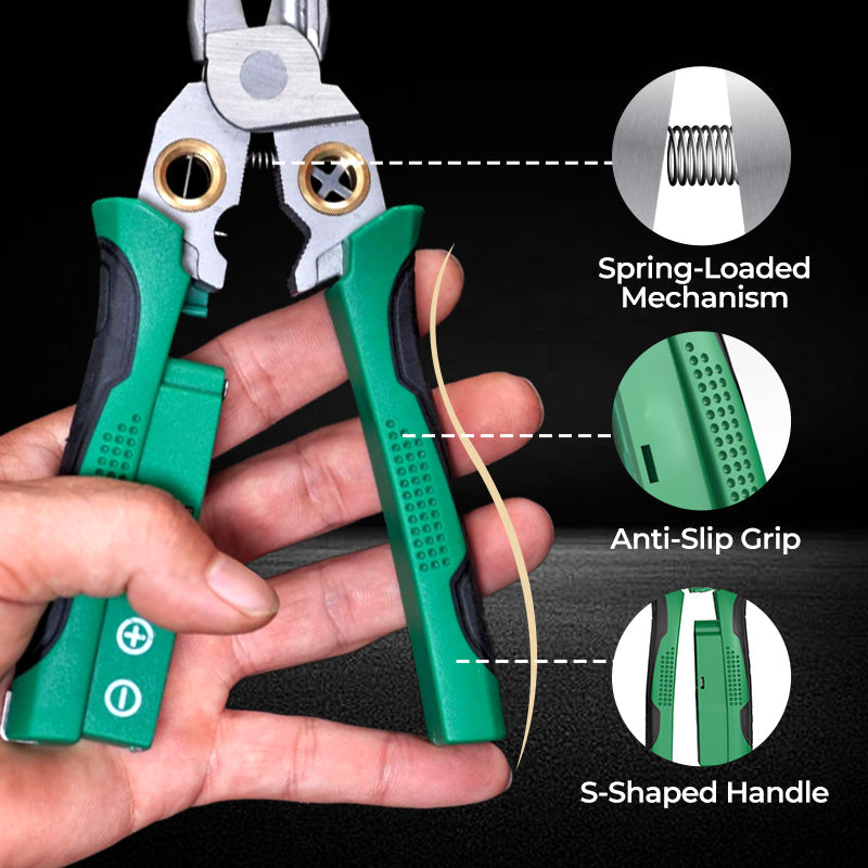 🥳2026 HOT SALE🥳💞50K+ SOLD!🔧⚠️ Flash Sale 50% Off! The Pro’s Multi-Tool: Strip, Crimp & TEST Voltage. Test before you touch! Ensure safety & precision in every DIY task. 🛡️🔨
