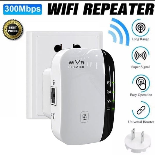 🥳2026 HOT SALE🥳💞50K+ SOLD!💥📶🚪 50% OFF! WiFi Extender – 300Mbps speed, stable connection. No extra cords, no mess. Easy to install – just plug in. Say goodbye to buffering. 📡✅