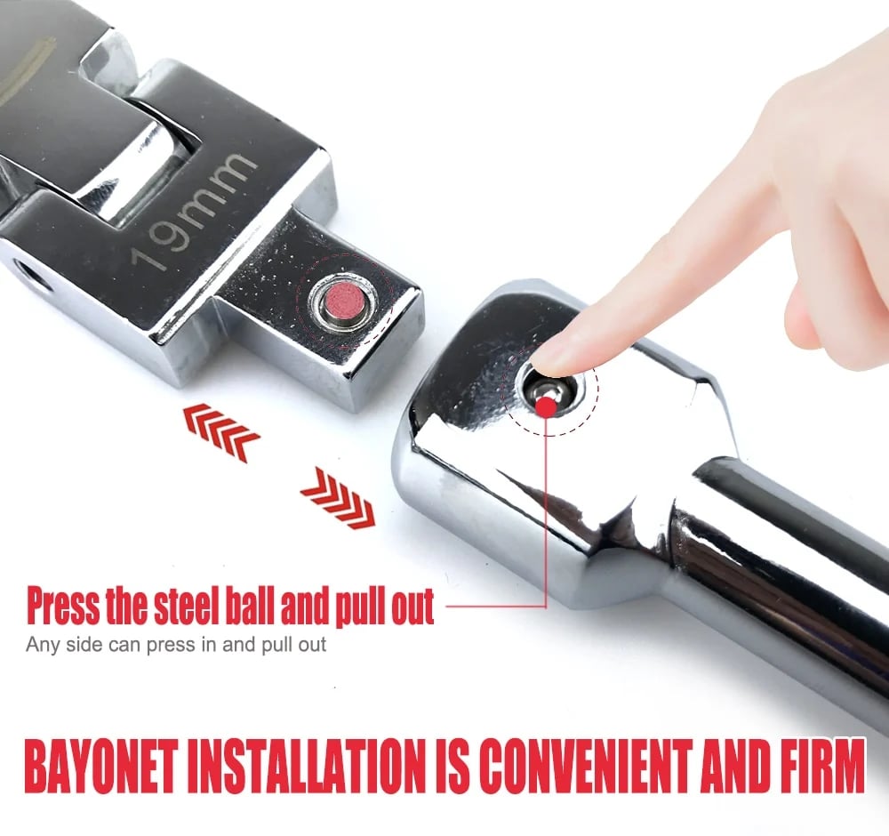 🥳2026 HOT SALE🥳💞50K+ SOLD! 🔧✨ 50% OFF! 20-Piece Ratchet Wrench Set – CR-V steel, 72-tooth, 180° flexible head, replaceable sockets. Saves effort in tight spaces. For car, bike & home repairs! 🛡️💪