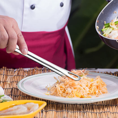 🥳2026 HOT SALE🥳💞50K+ SOLD! 🍖🔥 50% OFF + BUY 1 GET 1 FREE! Stainless Steel Barbecue Tongs – Integrated design, easy grip & effortless clamping. Food‑grade stainless steel – versatile for kitchen & outdoor BBQ! 🥩✨