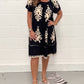 🥳2026 HOT SALE🥳💞50K+ SOLD!🏖️🌺 50% OFF! Multi-Print Square Neck Dress – Bold geometric pattern, easy pull-on style. Dress up with heels or down with flats. Effortless style. 👡🕊️