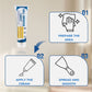 🥳2026 HOT SALE🥳💞50K+ SOLD!🔧 📐50% OFF! Efficient Drywall Repair Kit – Fix Walls in Minutes! All-in-1 kit with scraper for cracks & holes. Quick, lasting results. 🛠️🏠