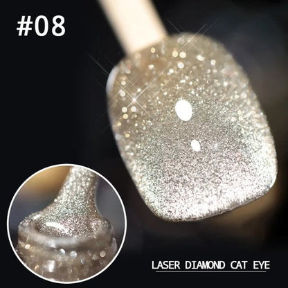 🥳2026 HOT SALE🥳💞50K+ SOLD!⏳💅LAST DAY HOT SALE 50% OFF💎Laser Diamond Cat Eye Nail Polish🌸✨