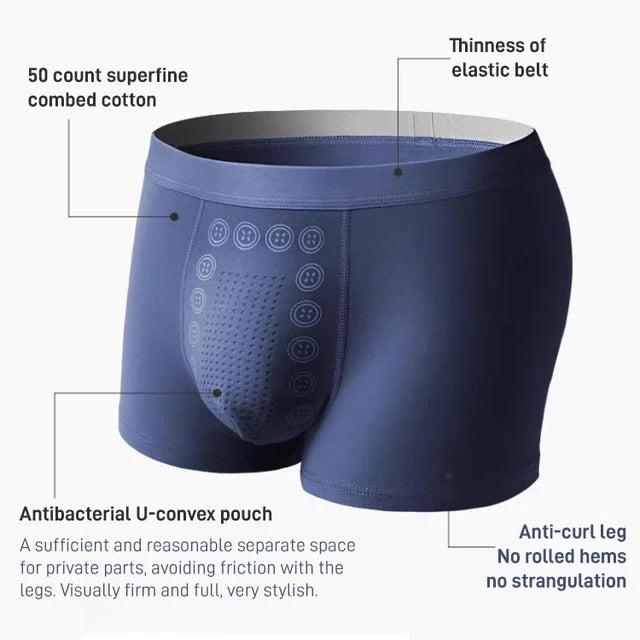 🥳2026 HOT SALE🥳💞50K+ SOLD!🛡️💨 50% OFF! Men's Modal Antibacterial Briefs – Negative ion tech, breathable modal. Stay fresh & comfy all day long. A wardrobe essential. 👖✨
