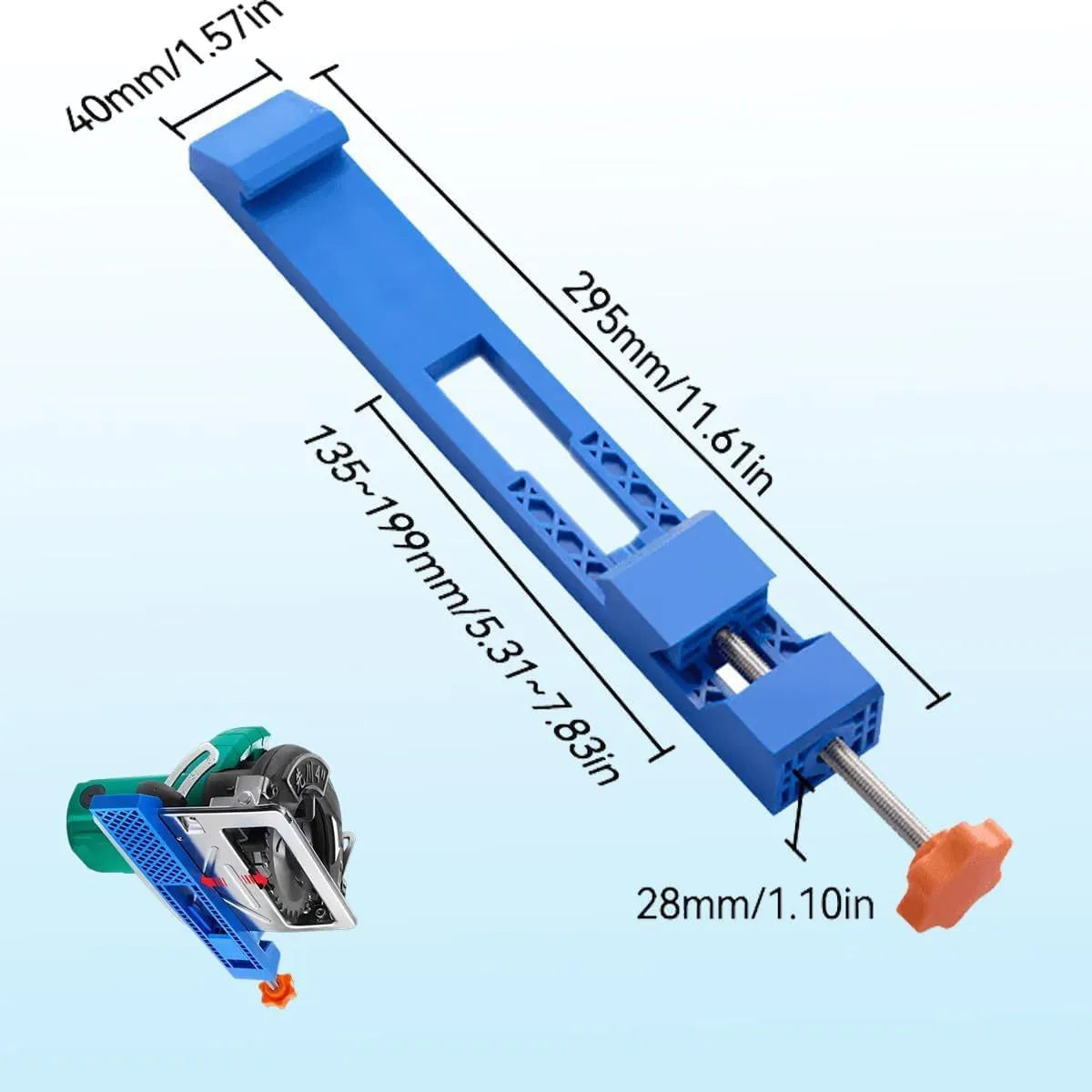 🥳2026 HOT SALE🥳💞50K+ SOLD!📐⚡ 50% OFF! Precision Cutting Guide Rail – Two‑way locking design keeps cuts stable & straight. Fits 4‑6″ tools – no drilling, easy install! 🛠️✨