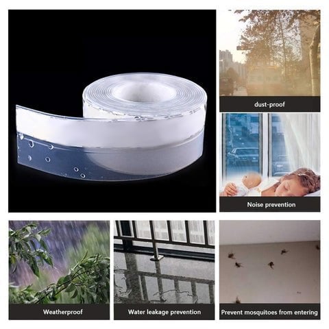 🥳2026 HOT SALE🥳💞50K+ SOLD! 🚪🛡️ 50% OFF! 5m Door Seal Strip – self-adhesive, flexible silicone, keeps out dust, insects & noise. Universal fit, easy to cut. Peaceful, clean home! ✨💪